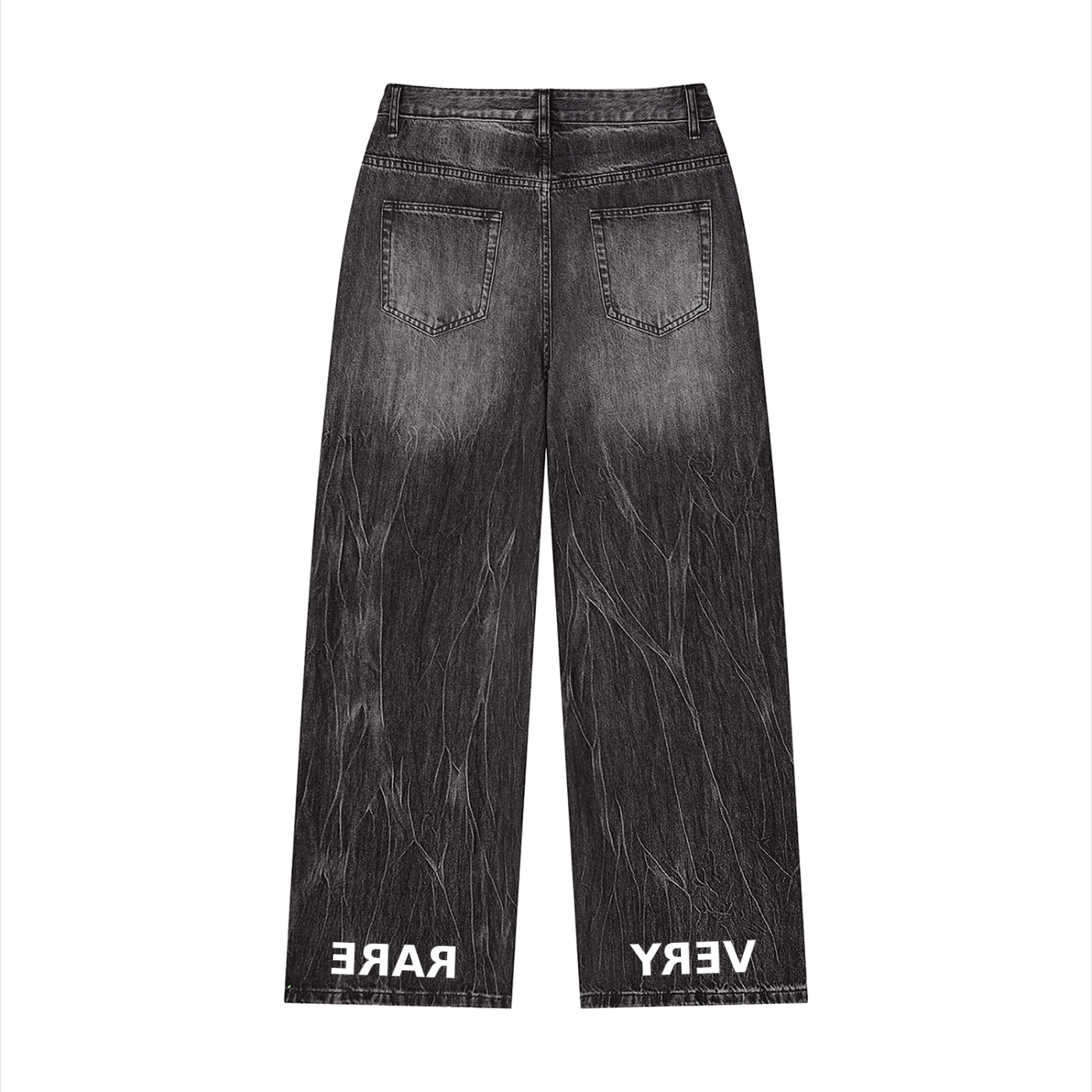 Vintage Wash Wide Leg Jeans