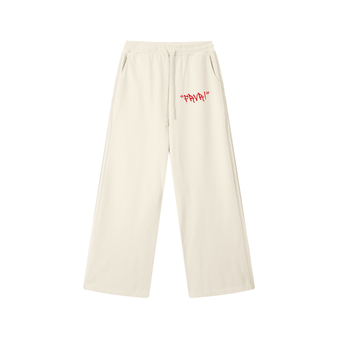 Graffiti Straight-Leg Sweatpants