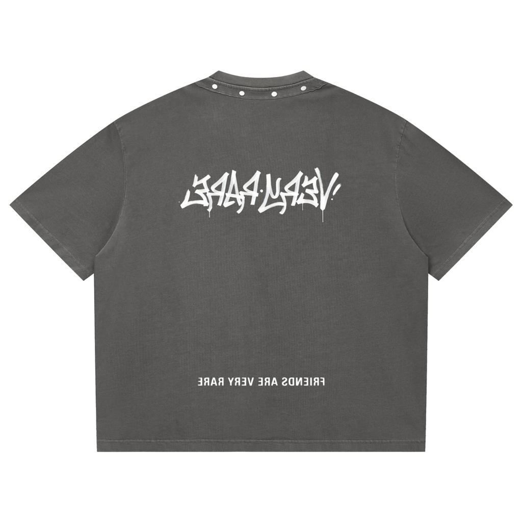 Graffiti Boxy Studded T-Shirt