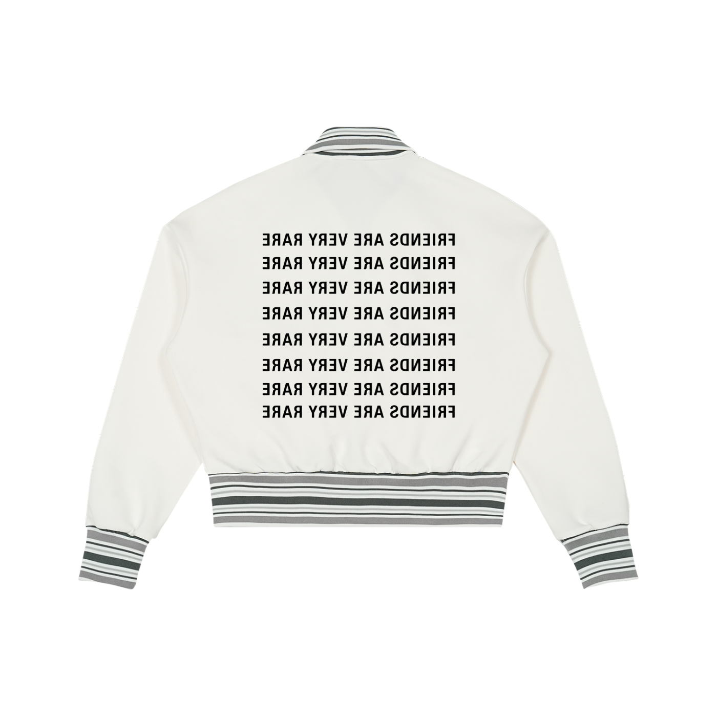 Essential Rib Collar Zip-Up Jacket