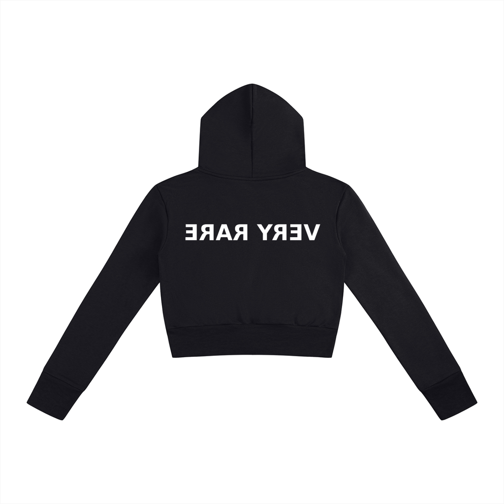 Women’s Essential Crop Zip-Up Hoodie