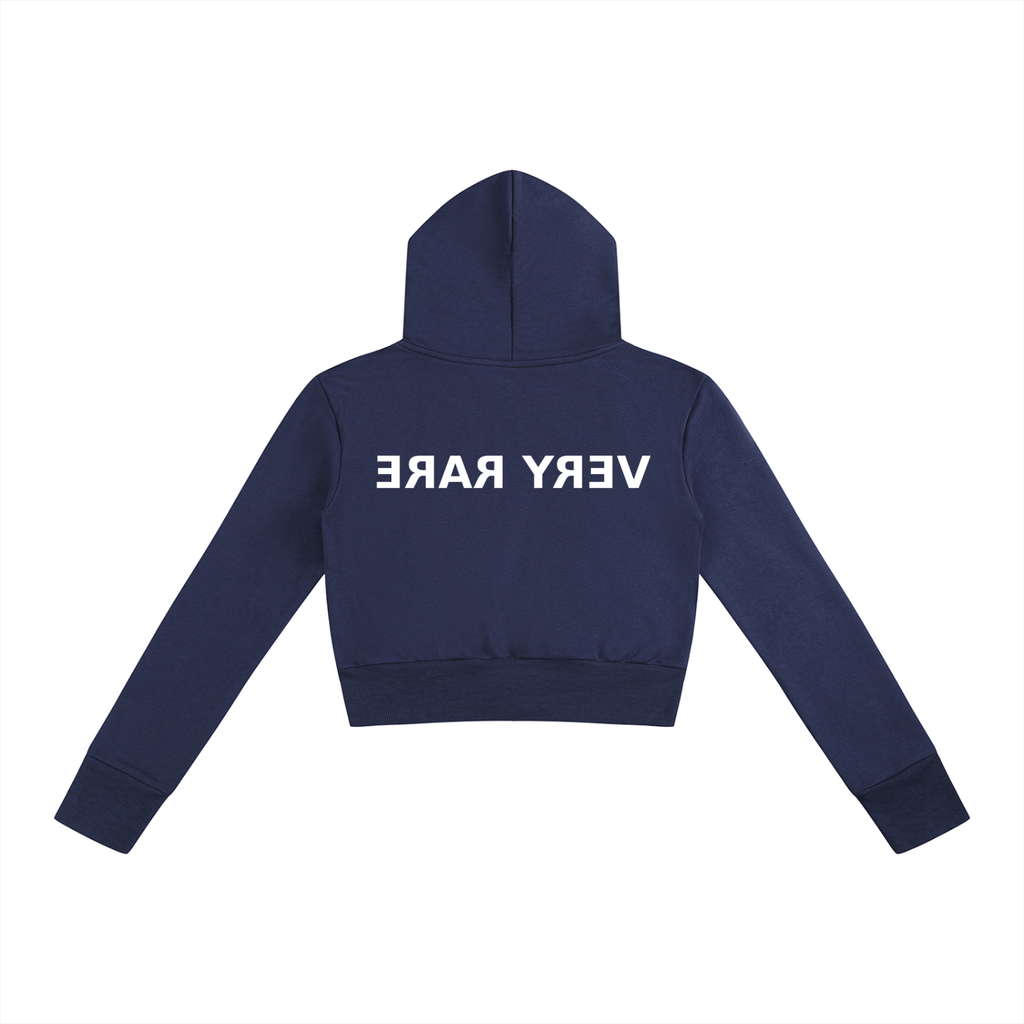 Women’s Essential Crop Zip-Up Hoodie