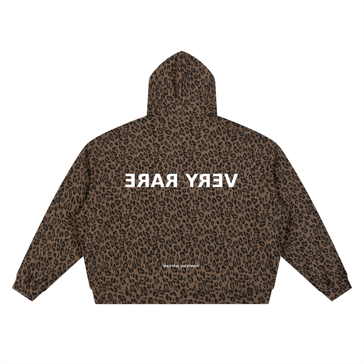 Essential Leopard Print Zip-Up Hoodie