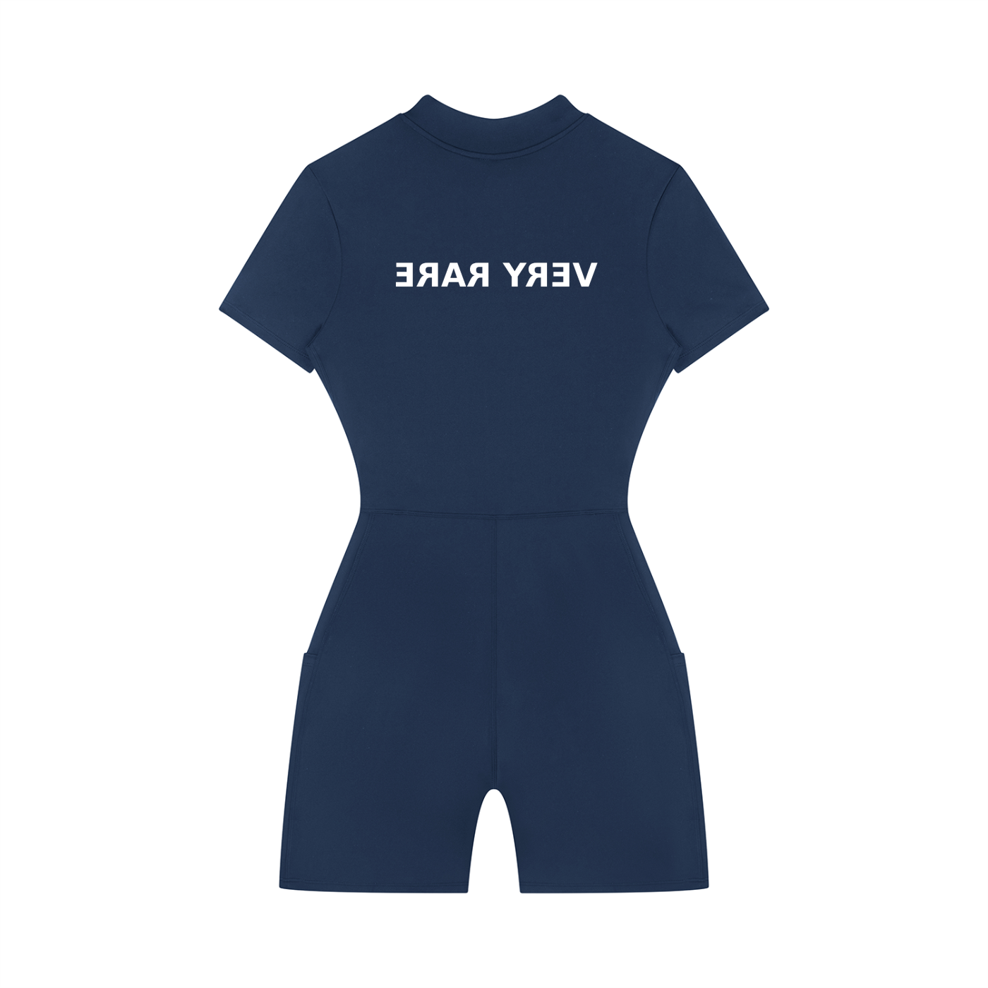 Women's Essential Quarter-Zip Short Sleeve Romper