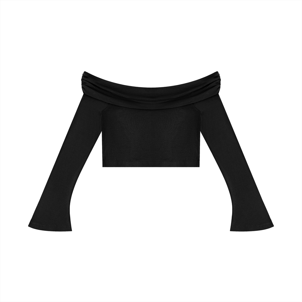 Essential Bell Sleeve Crop T-Shirt