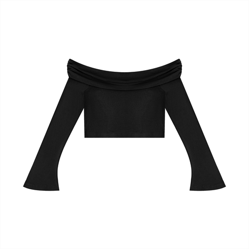 Essential Bell Sleeve Crop T-Shirt