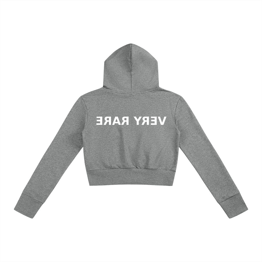 Women’s Essential Crop Zip-Up Hoodie