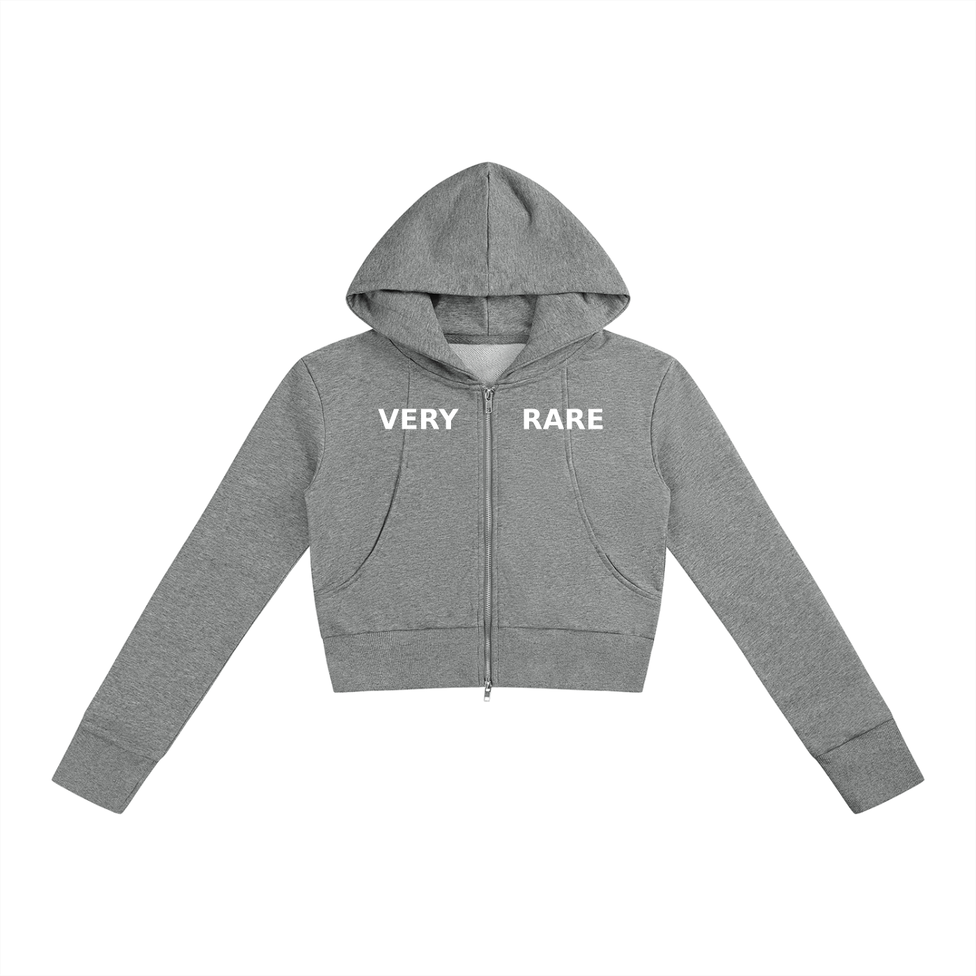 Women’s Essential Crop Zip-Up Hoodie