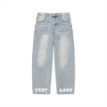 Men’s Enzyme Wash Wide Leg Jeans