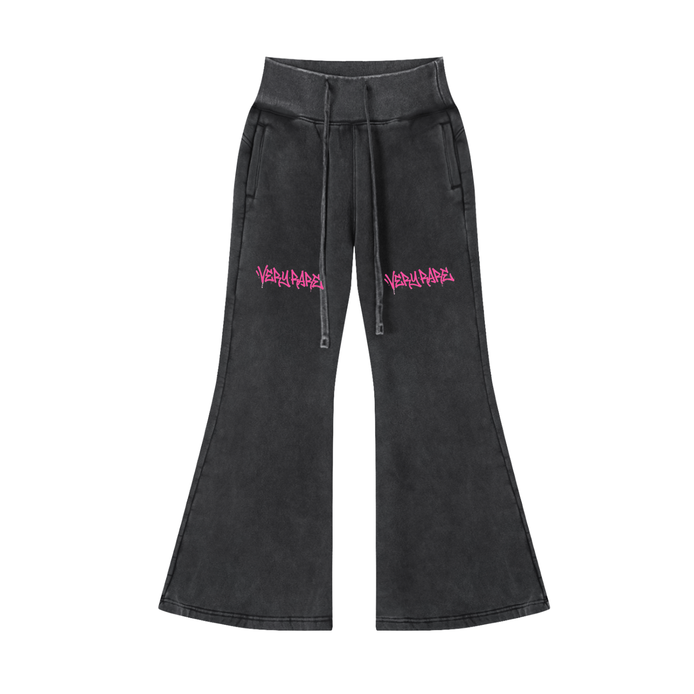 Graffiti Flared Fleece Pants