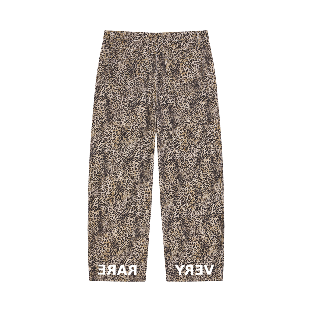 Essential Leopard Wide Leg Jeans