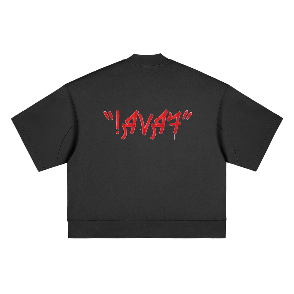 oversized,heavyweight,tshirt,red,graffitii,black,logo,frvr