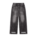 Vintage Wash Wide Leg Jeans