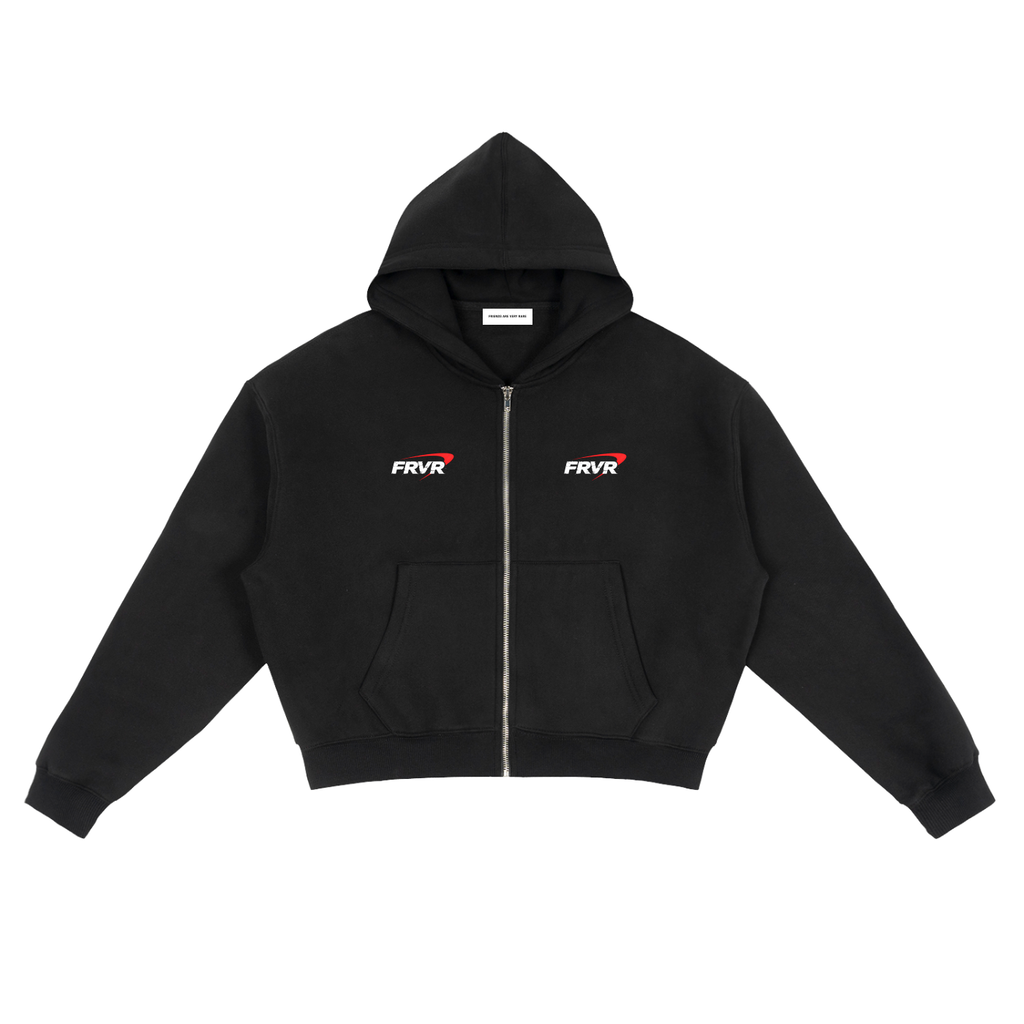 Arch Zip-Up Boxy Hoodie