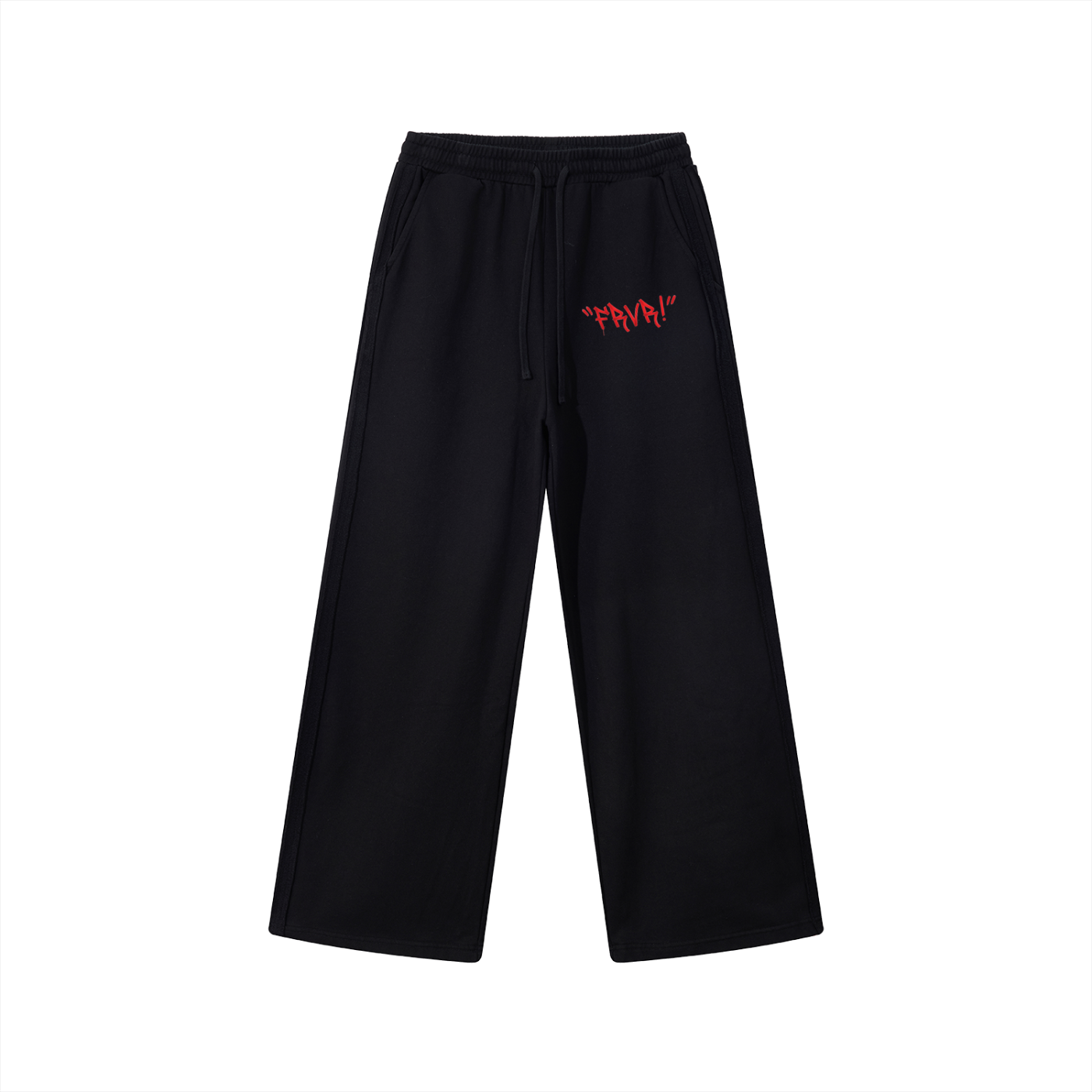Graffiti Straight-Leg Sweatpants