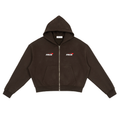 Arch Zip-Up Boxy Hoodie