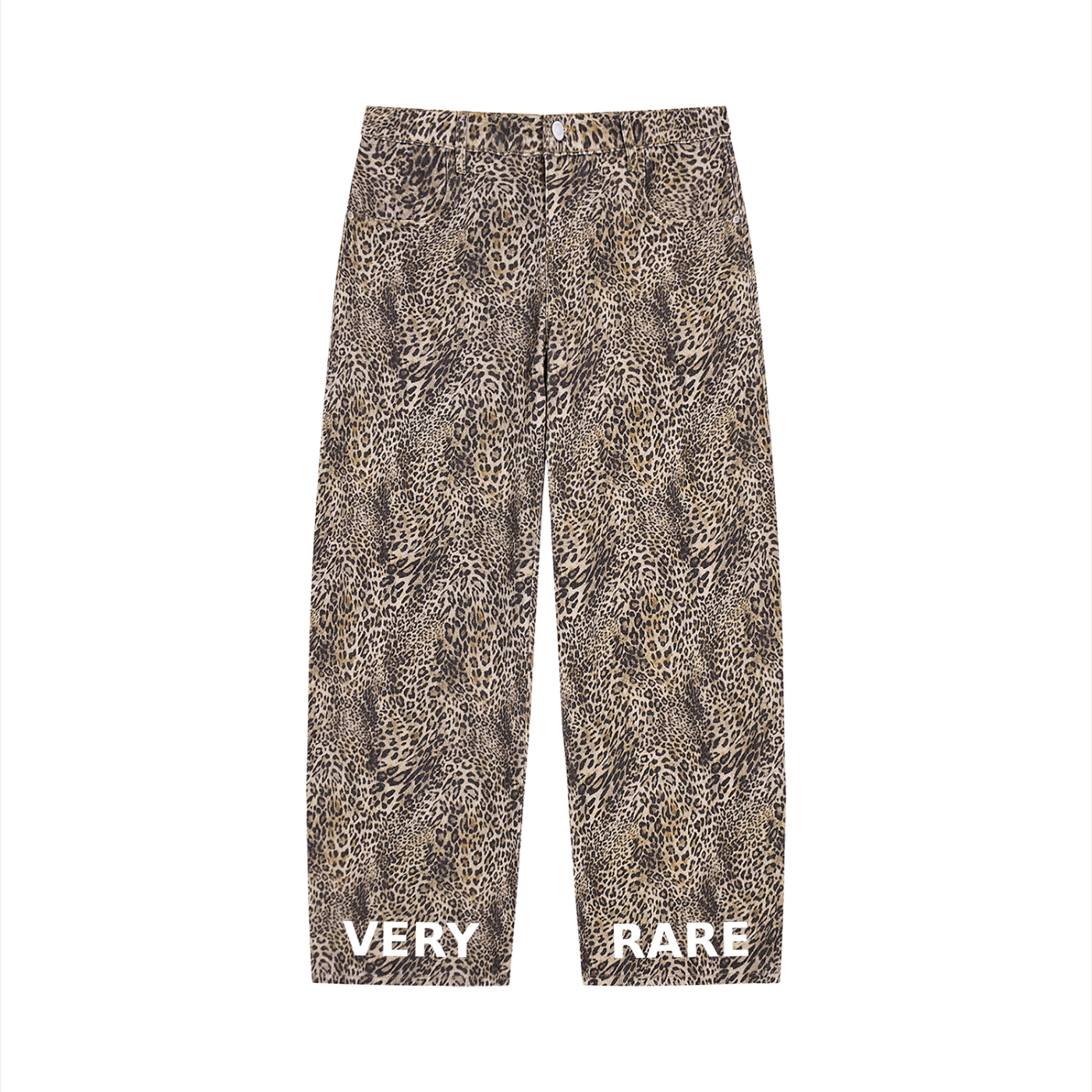 Essential Leopard Wide Leg Jeans